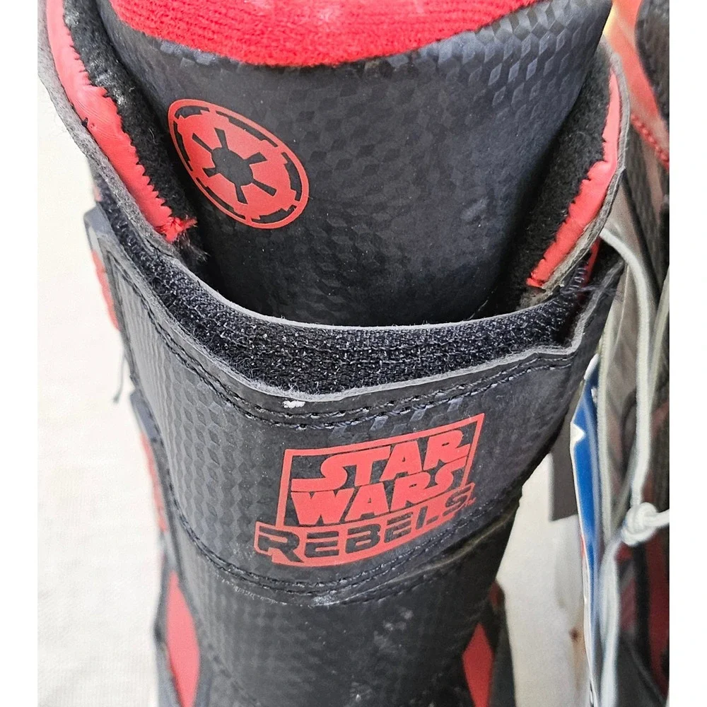 Star Wars Stormtrooper Winter Snow Boots‎ Red Black Boys Size 4